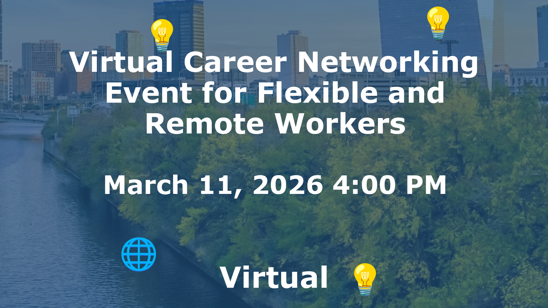 Virtual Career Networking Event for Flexible and Remote Workers event image